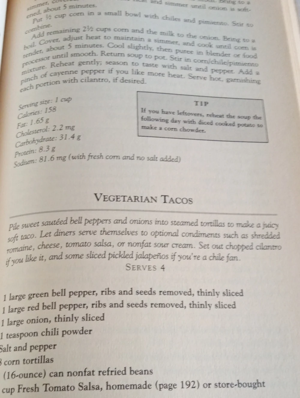 Cookbook; Everyday Cooking with Dr. Dean Ornish 150 Low-Fat Recipes